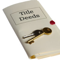 Title Deeds and keys